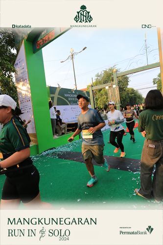Race photo from Mangkunegaran Run 2024