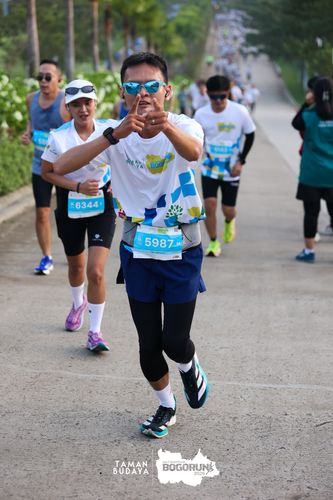 Race photo from Taman Budaya x BOGORUN 2025