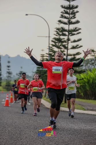 Race photo from CISANGKAN KBP CITY RUN 2025