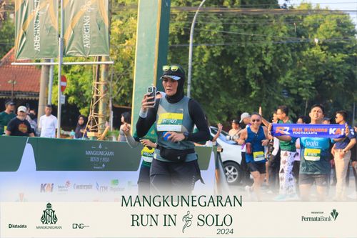 Race photo from Mangkunegaran Run 2024