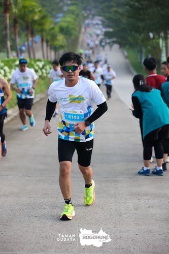 Race photo from Taman Budaya x BOGORUN 2025