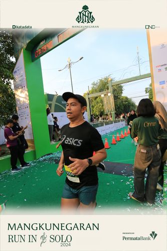 Race photo from Mangkunegaran Run 2024