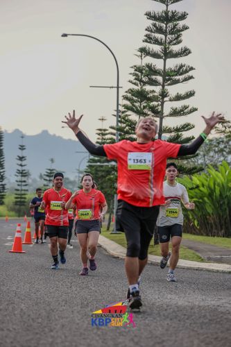 Race photo from CISANGKAN KBP CITY RUN 2025