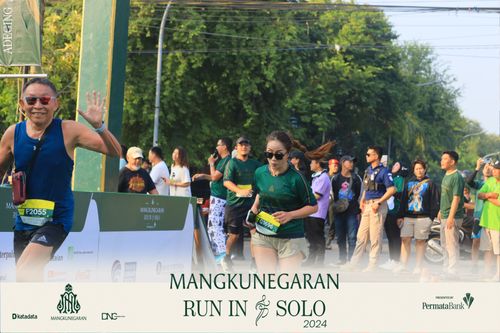 Race photo from Mangkunegaran Run 2024