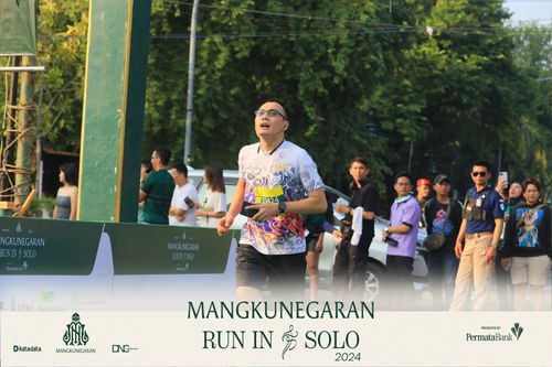 Race photo from Mangkunegaran Run 2024