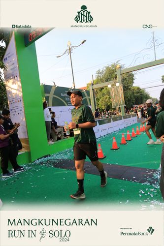 Race photo from Mangkunegaran Run 2024
