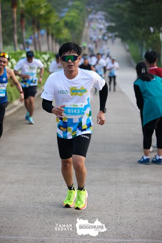 Race photo from Taman Budaya x BOGORUN 2025