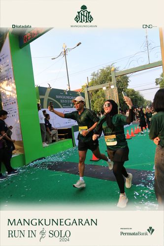 Race photo from Mangkunegaran Run 2024