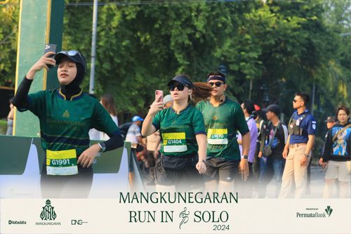Race photo from Mangkunegaran Run 2024