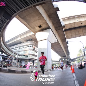 Race photo from SMARTFREN RUN 2026
