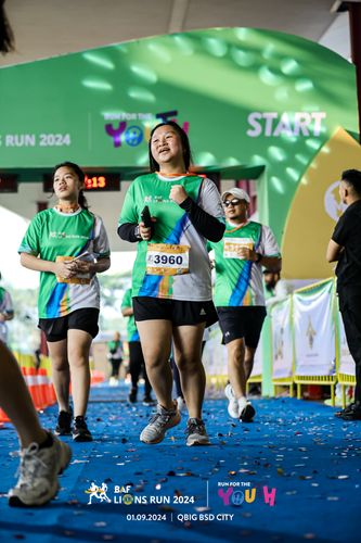 Race photo from BAF LIONS RUN 2024