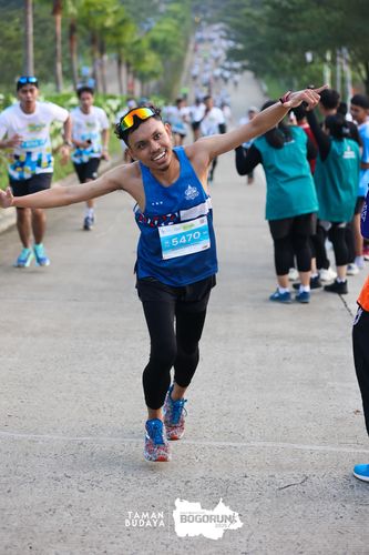 Race photo from Taman Budaya x BOGORUN 2025