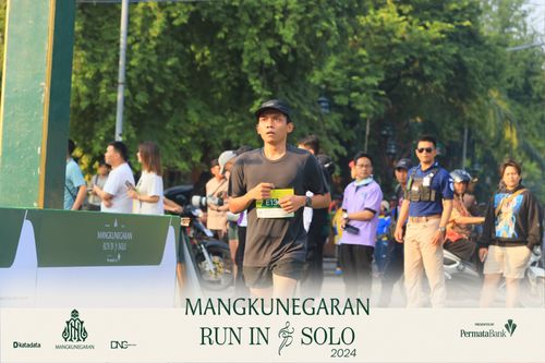 Race photo from Mangkunegaran Run 2024