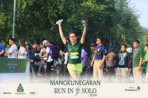 Race photo from Mangkunegaran Run 2024