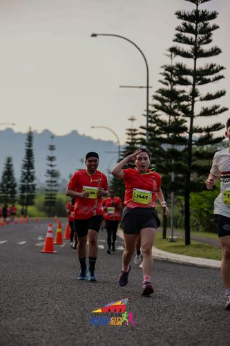 Race photo from CISANGKAN KBP CITY RUN 2025