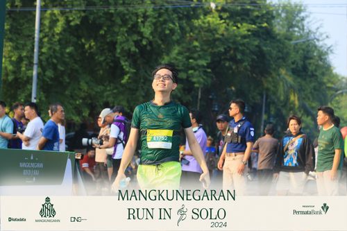 Race photo from Mangkunegaran Run 2024