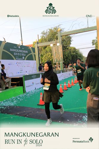 Race photo from Mangkunegaran Run 2024