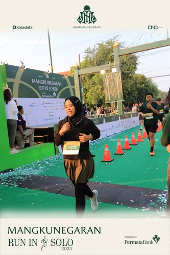 Race photo from Mangkunegaran Run 2024