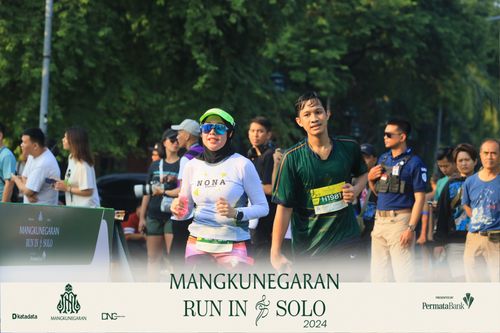 Race photo from Mangkunegaran Run 2024