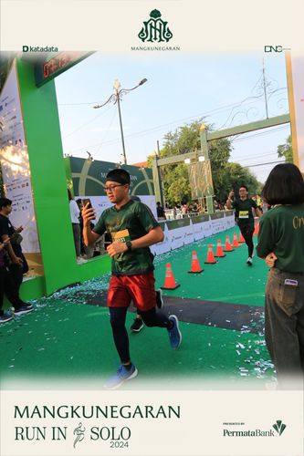 Race photo from Mangkunegaran Run 2024