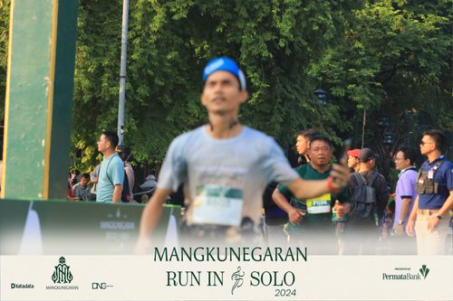 Race photo from Mangkunegaran Run 2024