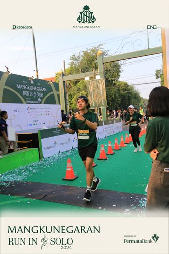 Race photo from Mangkunegaran Run 2024