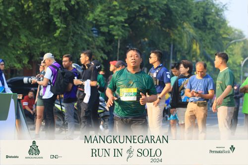 Race photo from Mangkunegaran Run 2024