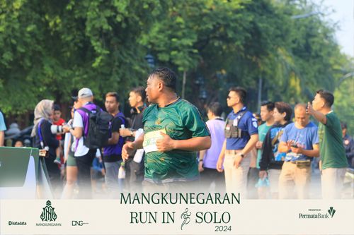 Race photo from Mangkunegaran Run 2024