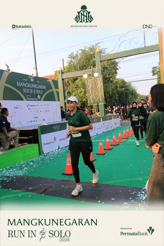 Race photo from Mangkunegaran Run 2024
