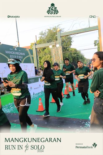 Race photo from Mangkunegaran Run 2024