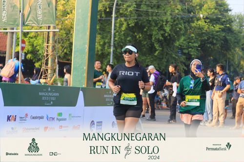 Race photo from Mangkunegaran Run 2024