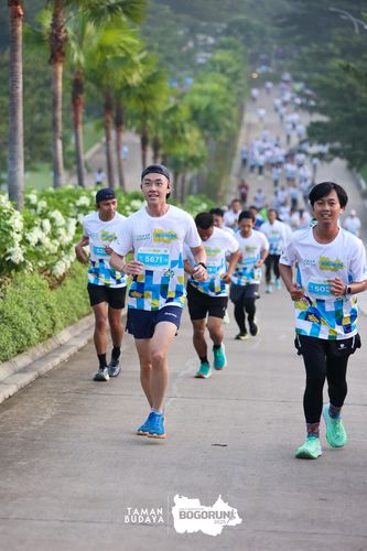 Race photo from Taman Budaya x BOGORUN 2025