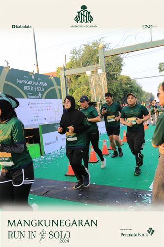 Race photo from Mangkunegaran Run 2024