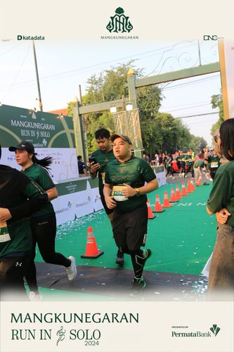 Race photo from Mangkunegaran Run 2024
