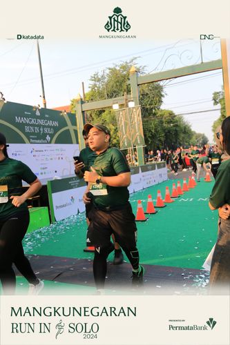 Race photo from Mangkunegaran Run 2024