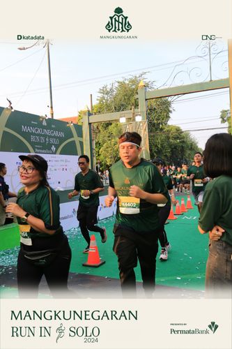 Race photo from Mangkunegaran Run 2024