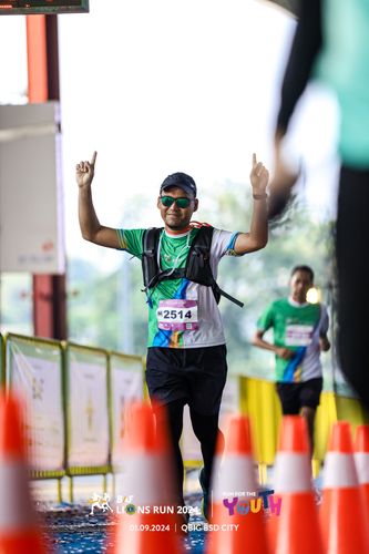 Race photo from BAF LIONS RUN 2024