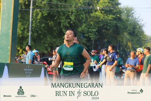 Race photo from Mangkunegaran Run 2024