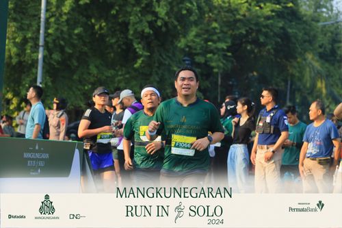 Race photo from Mangkunegaran Run 2024