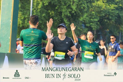 Race photo from Mangkunegaran Run 2024