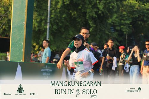 Race photo from Mangkunegaran Run 2024