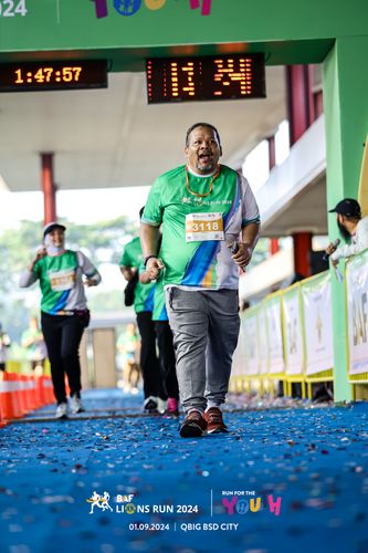 Race photo from BAF LIONS RUN 2024