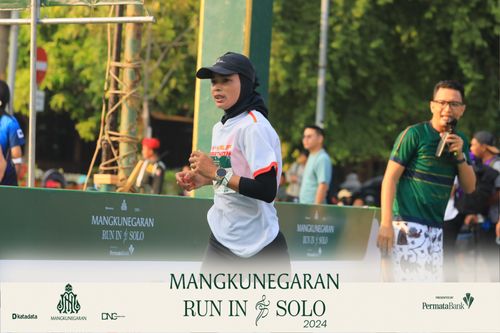 Race photo from Mangkunegaran Run 2024