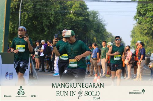 Race photo from Mangkunegaran Run 2024