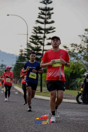 Race photo from CISANGKAN KBP CITY RUN 2025