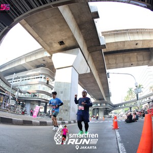 Race photo from SMARTFREN RUN 2026