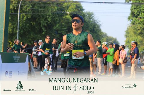 Race photo from Mangkunegaran Run 2024