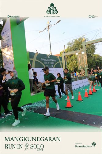 Race photo from Mangkunegaran Run 2024