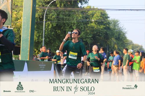 Race photo from Mangkunegaran Run 2024