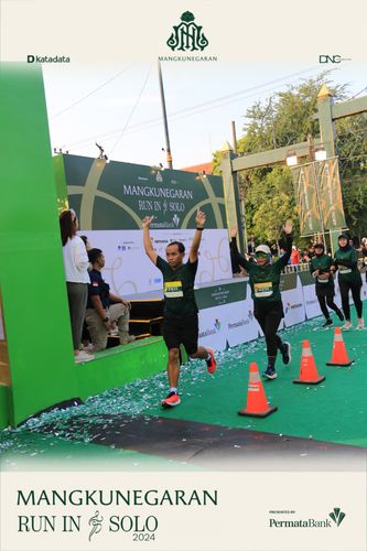Race photo from Mangkunegaran Run 2024